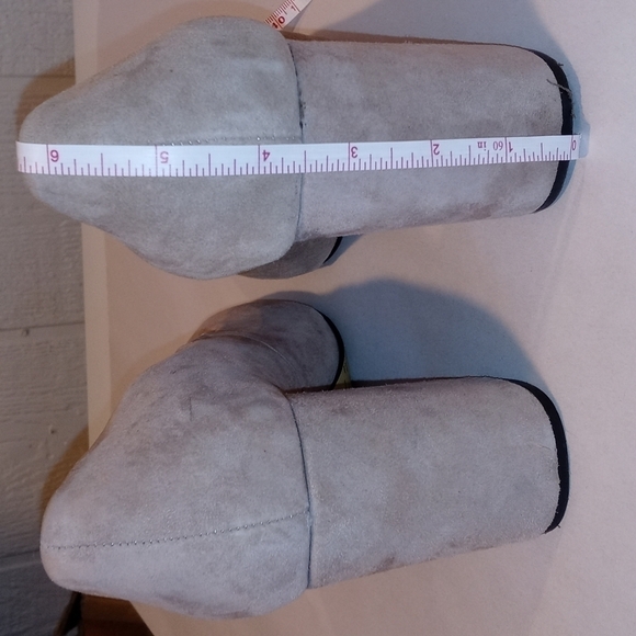 Bella Vita chunky high heel  size 10 w w beige color 3.5 inch heel leather upper - Picture 4 of 12